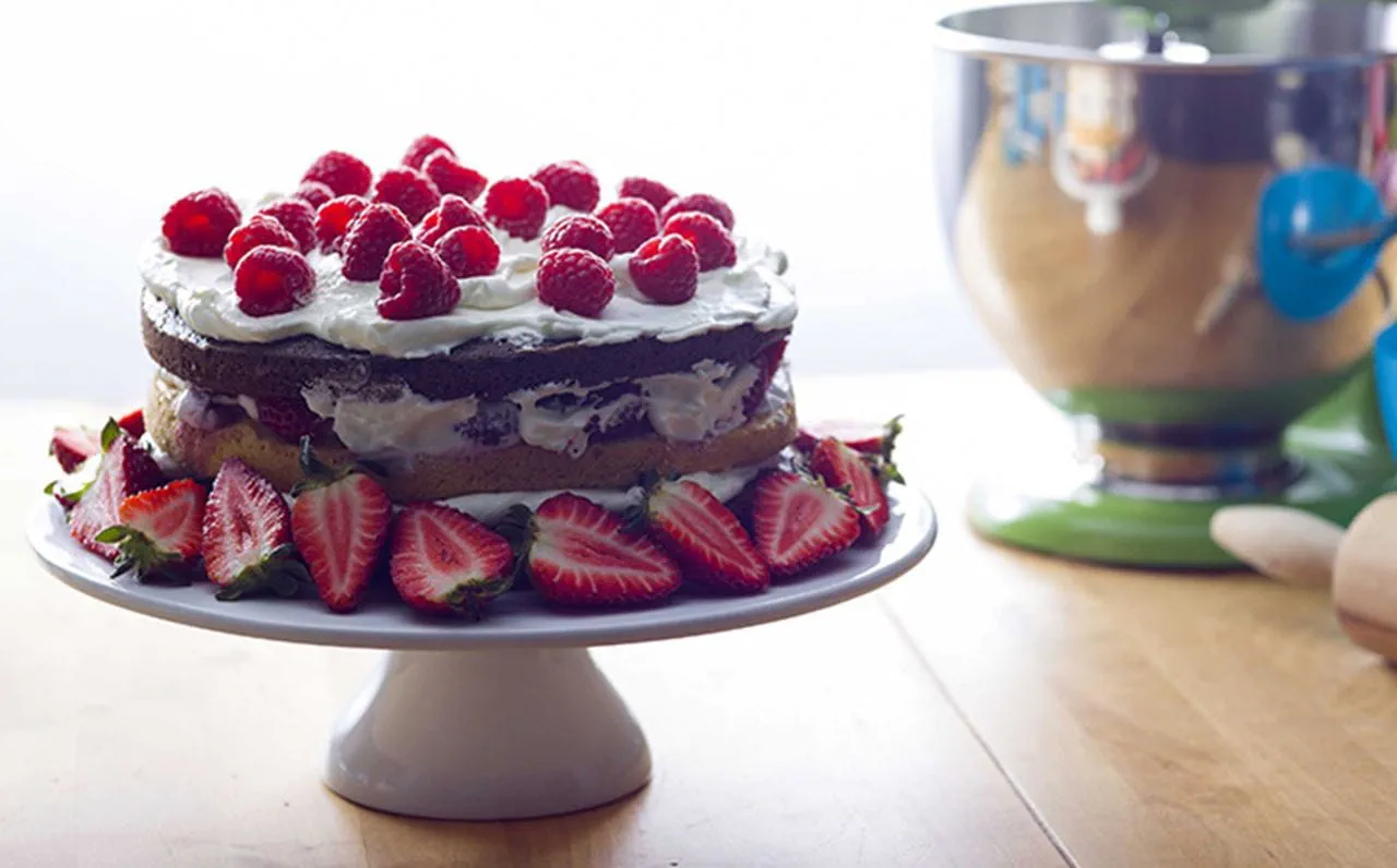 recipe image Chocolate Layer Cake with Fruits