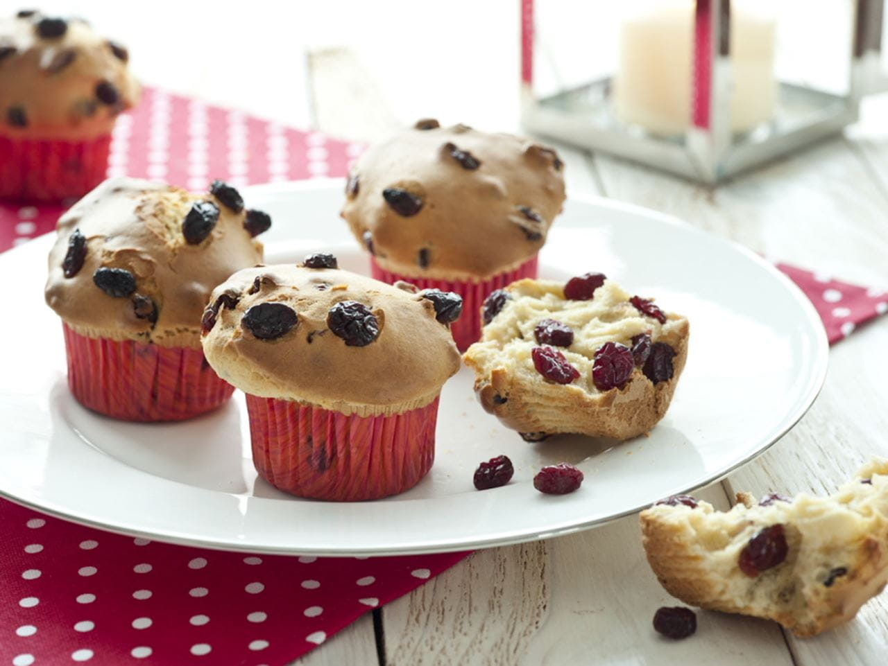 recipe image Christmas Cranberry Muffins
