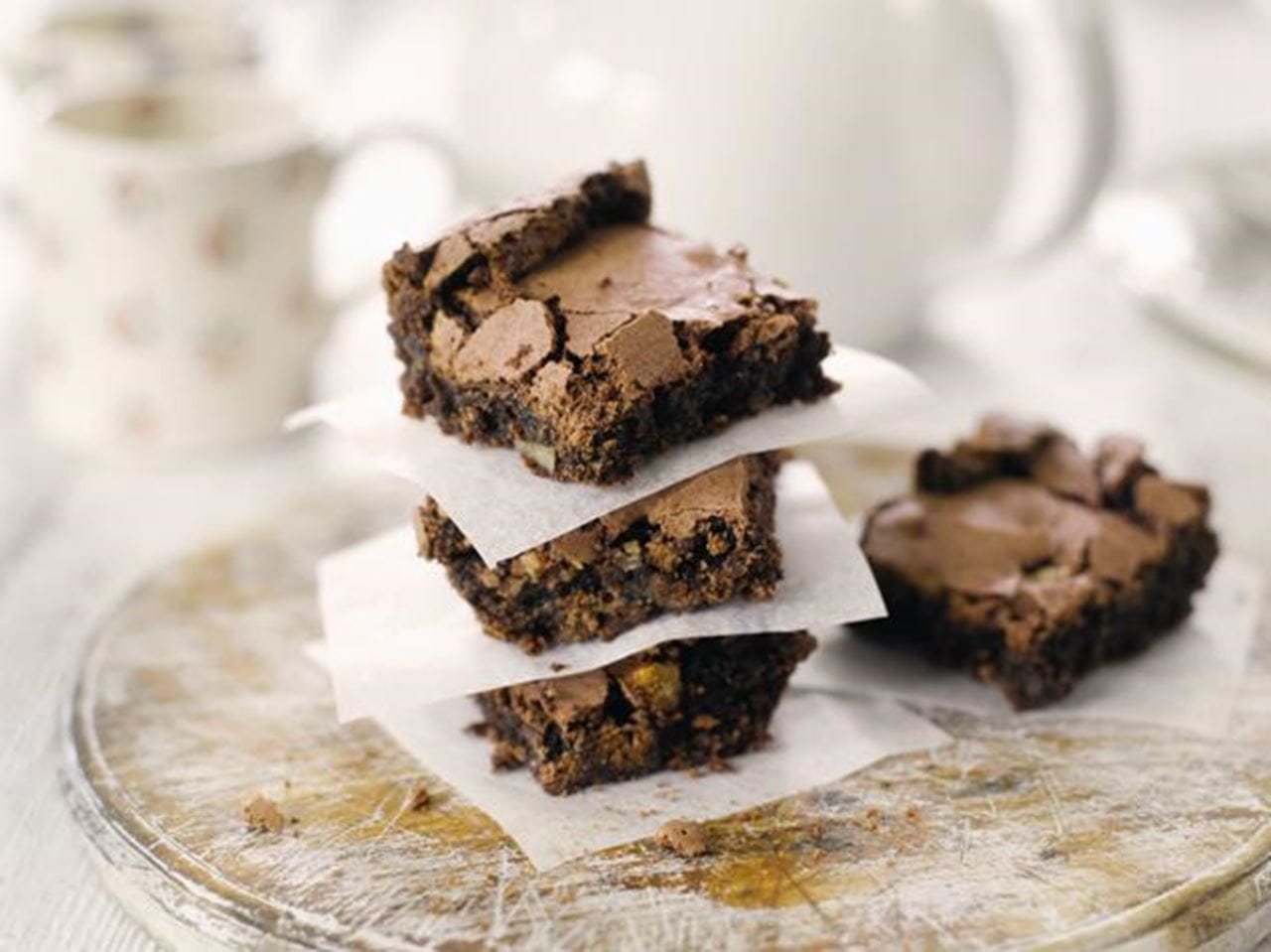 recipe image Double Choc & Hazelnut Brownies