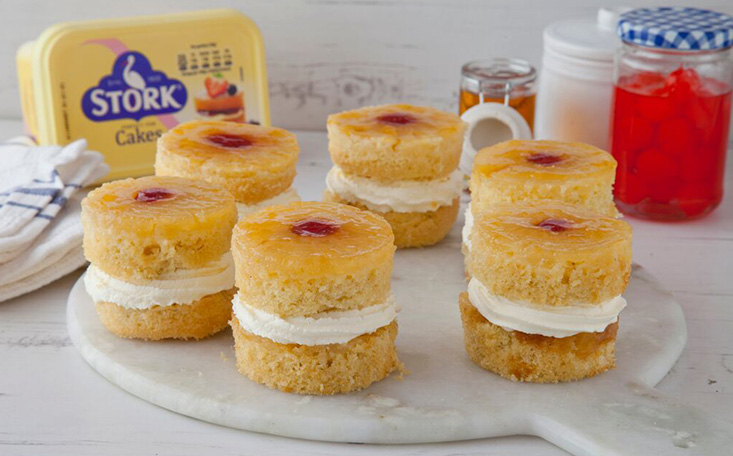 recipe image Mini Pineapple Upside Down Cakes