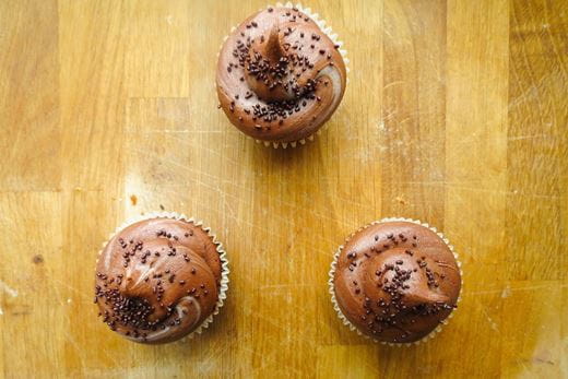 recipe image Coconut Chocolate Cupcakes