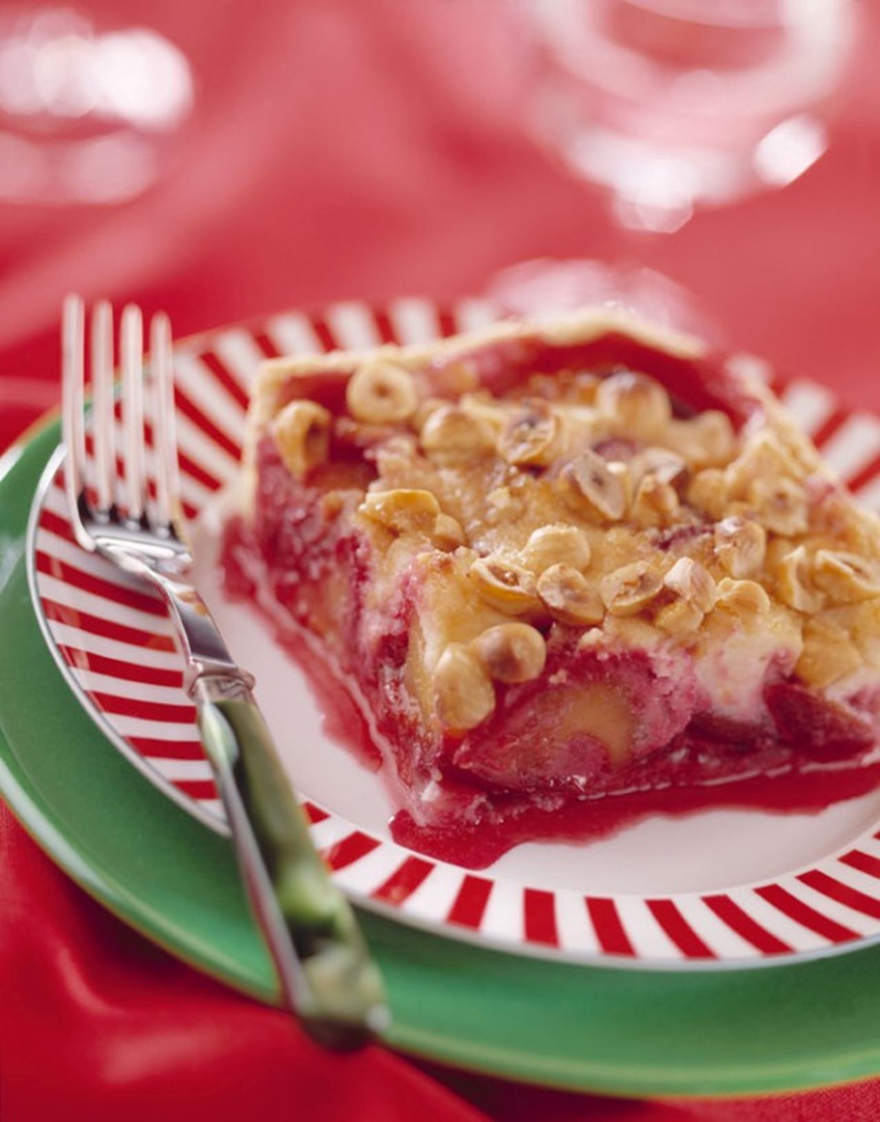 recipe image Plum and Hazelnut Slice