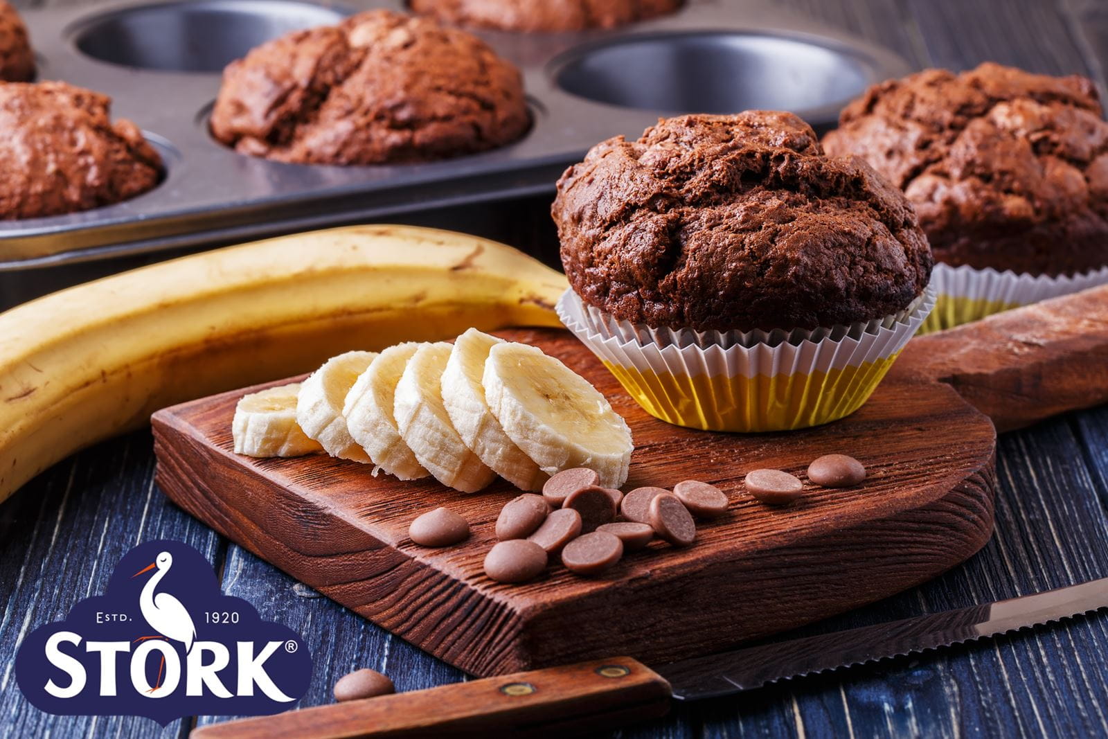 recipe image Gluten Free Banana and Chocolate Muffins