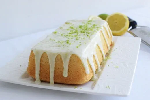 recipe image Vegan lemon & lime loaf cake
