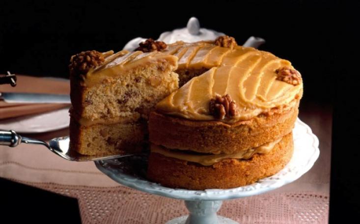 recipe image Gluten Free Coffee and Walnut Cake