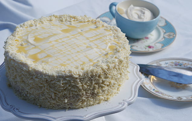 recipe image Limoncello Mascarpone Layer Cake