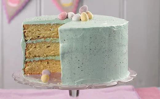recipe image Easter Speckled Egg Cake