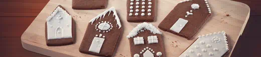 recipe image Gingerbread Houses
