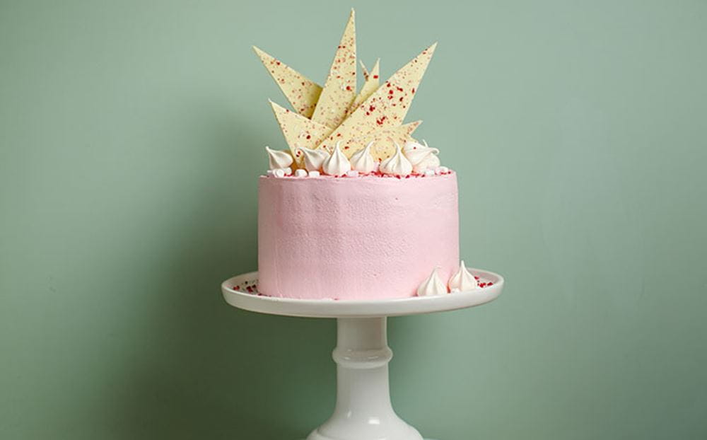 White Chocolate Shard Cake | Bake With Stork