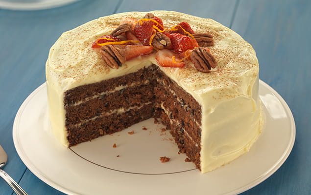 recipe image Cinnamon and Orange Carrot Cake
