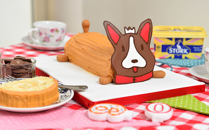 recipe image Corgi Cake