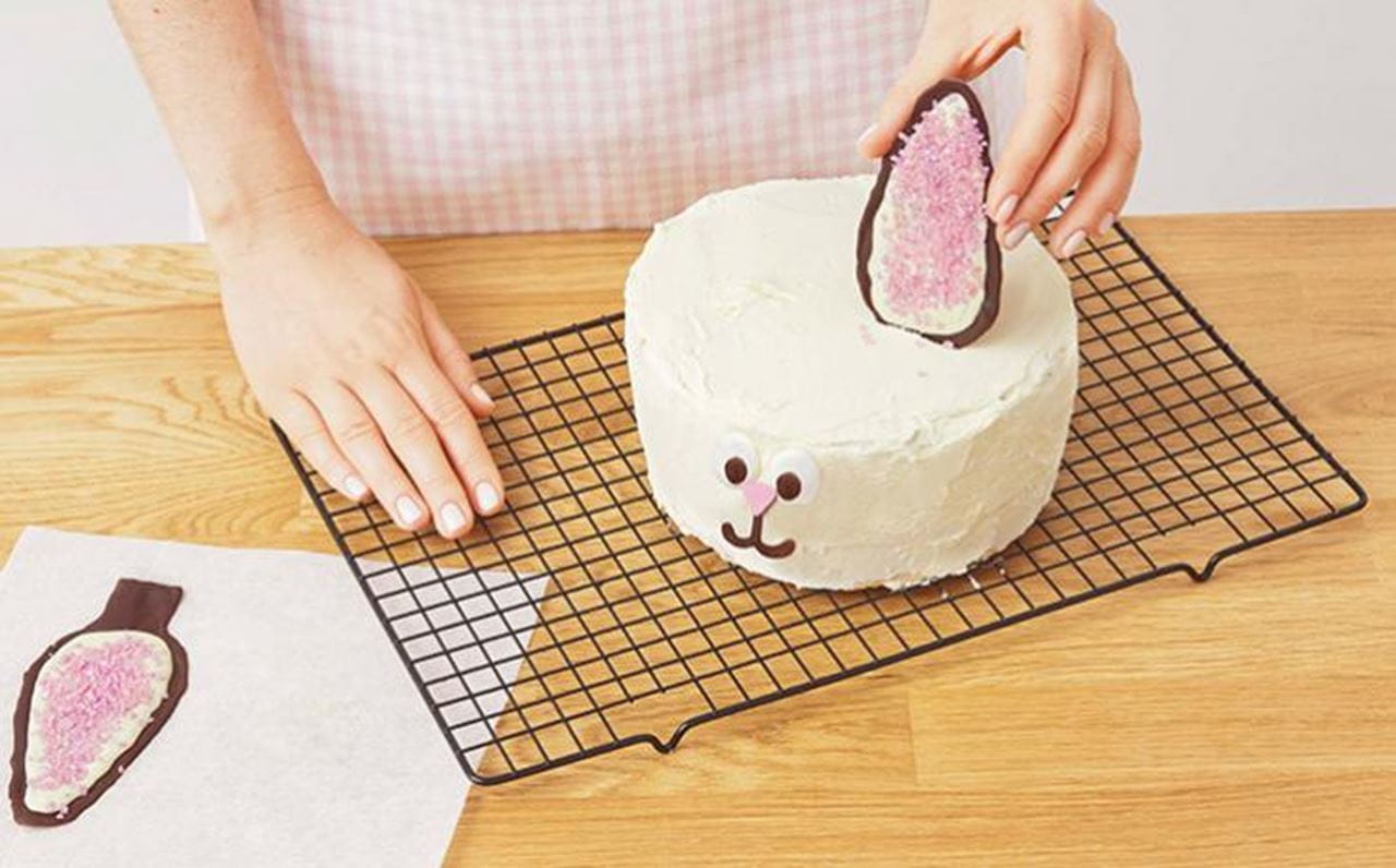 recipe image White Chocolate Easter Bunny Cake