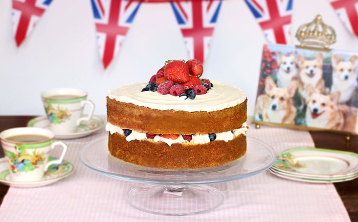 recipe image Queen Elizabeth Sponge Cake