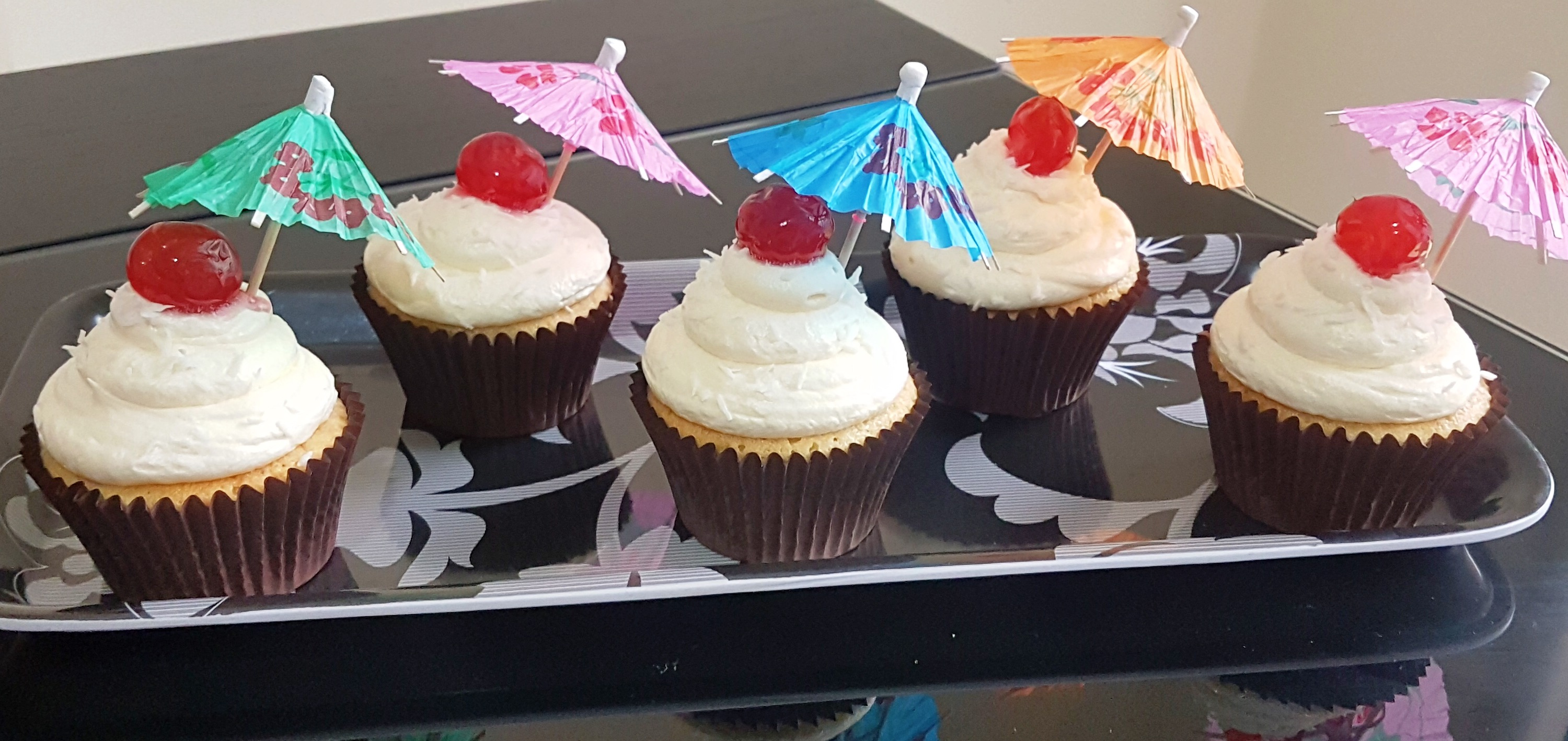 recipe image Gluten Free Pina Colada Cupcakes