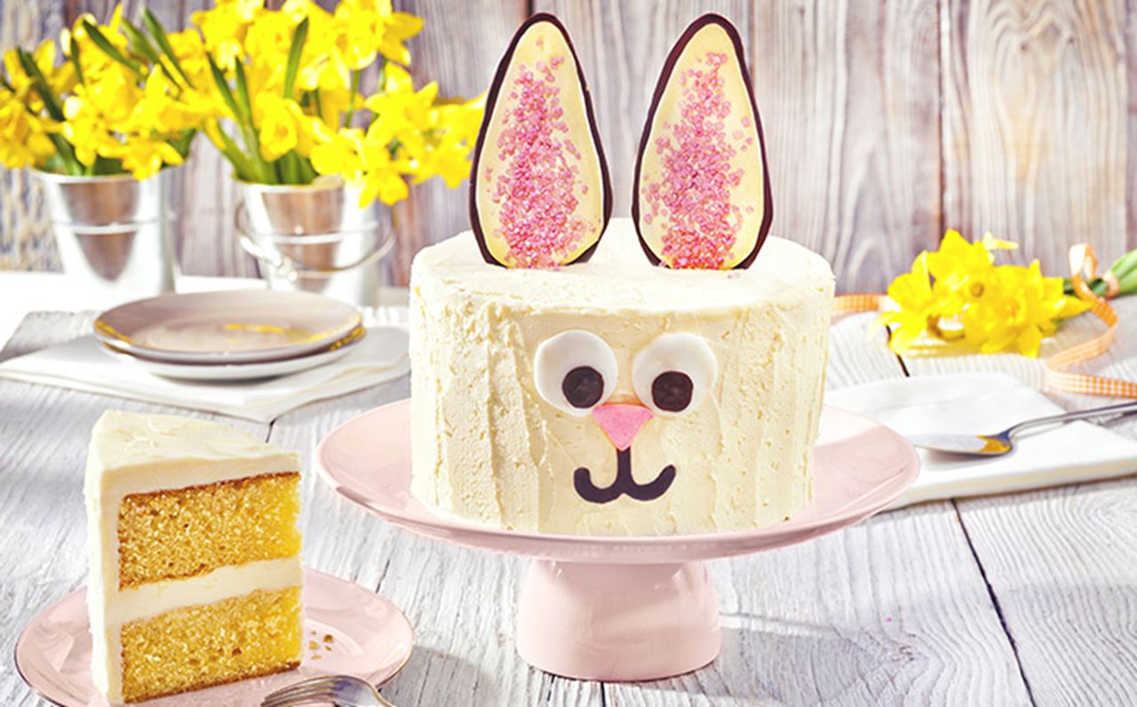 recipe image Gluten Free Easter Bunny Cake