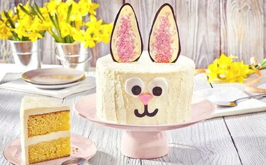 recipe image Gluten Free Easter Bunny Cake