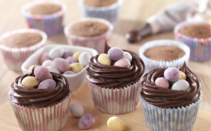 recipe image Gluten Free Easter Chocolate Cupcakes