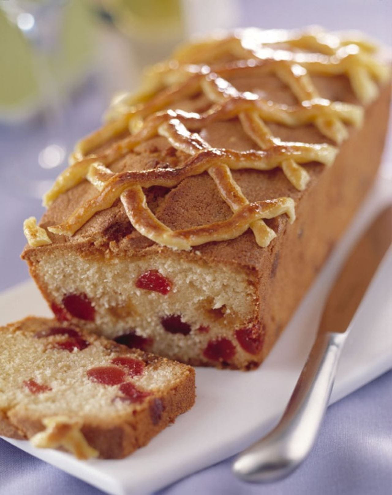 recipe image Cherry and Marzipan Fruity Loaf