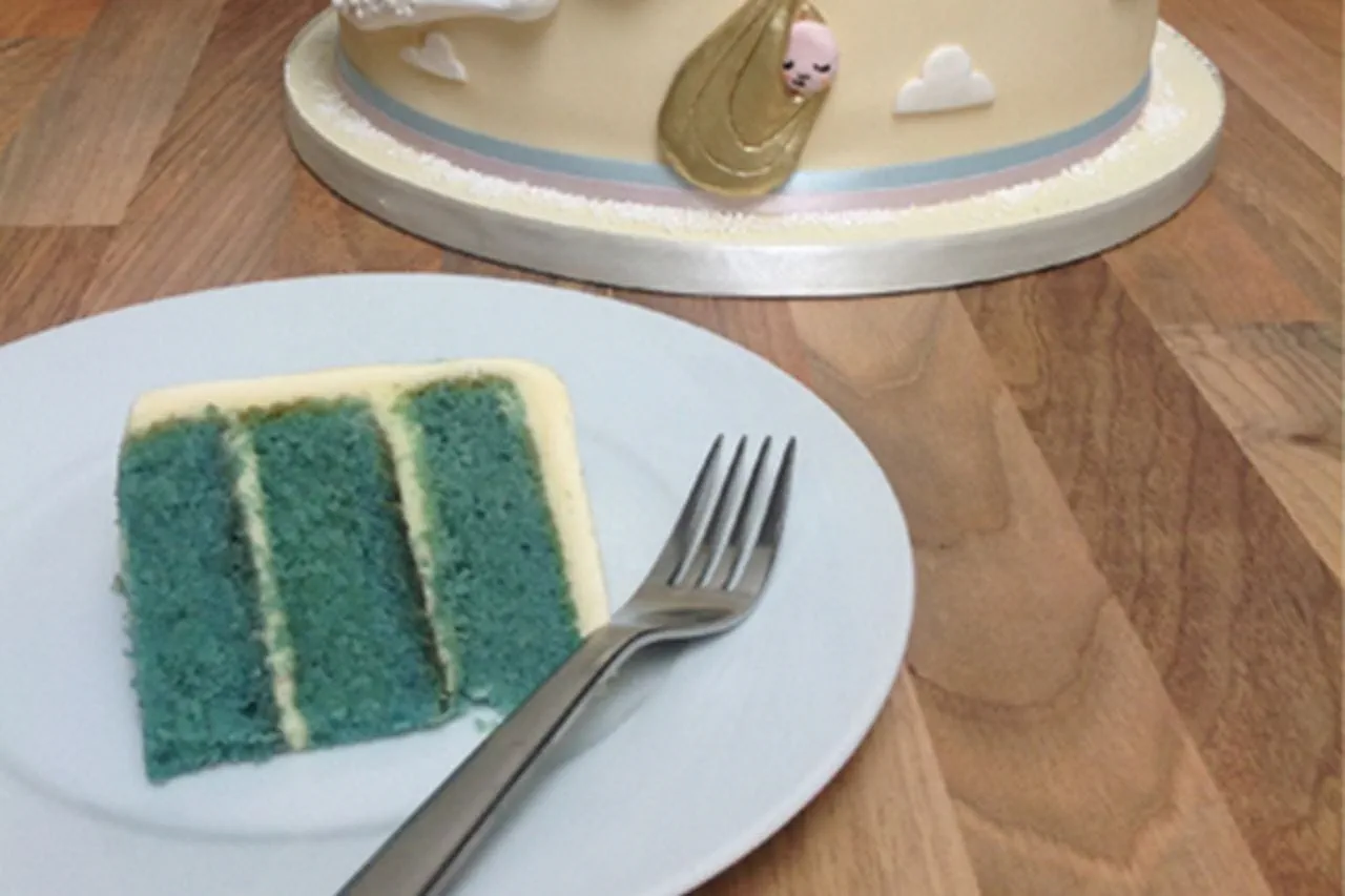 recipe image Gender Reveal Cake Recipe | Royal Baby Celebration