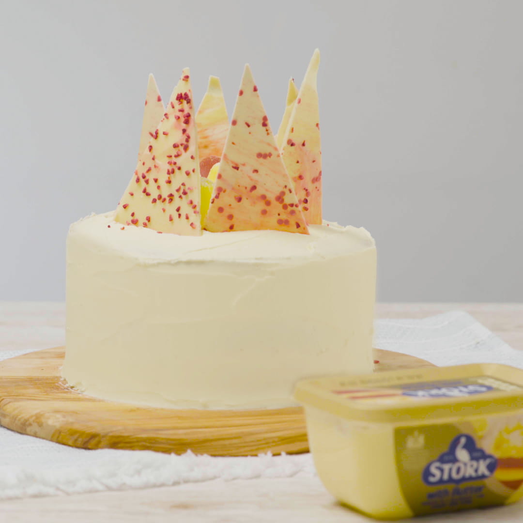recipe image Easter White Chocolate Shard Cake