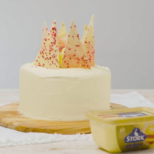 recipe image Easter White Chocolate Shard Cake