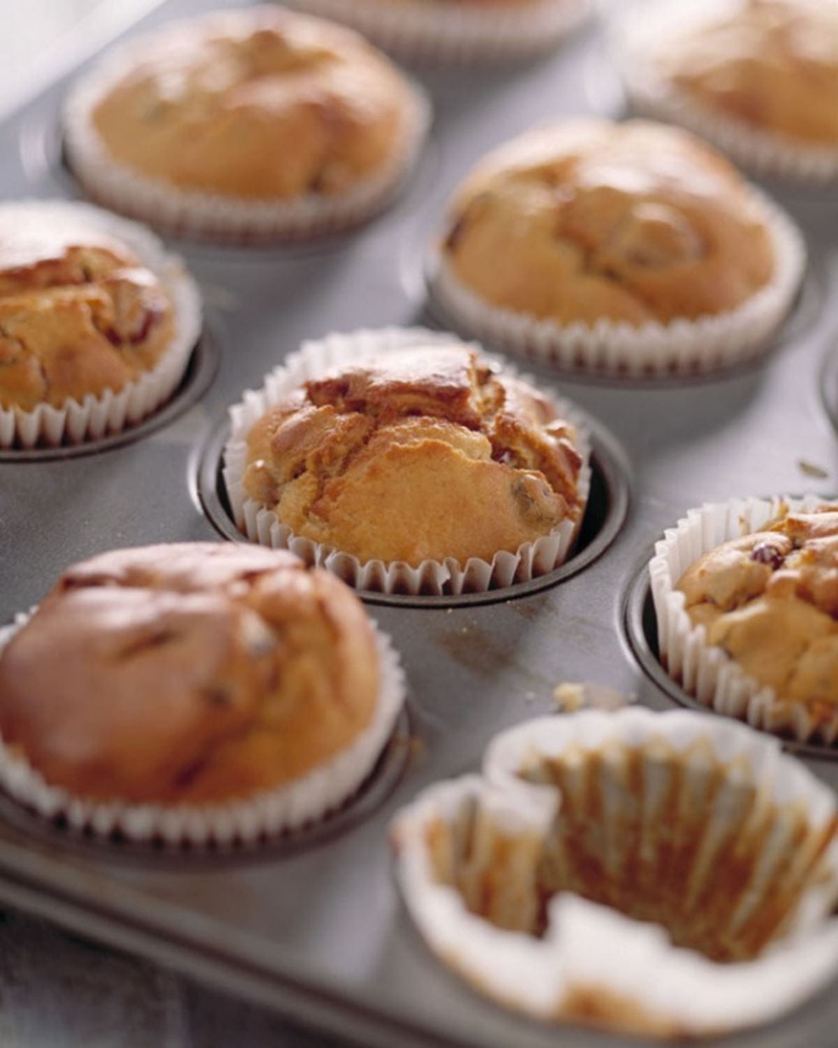 Sour Cherry and Yoghurt Muffins