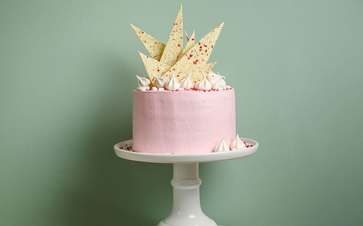 White Chocolate Shard Cake
