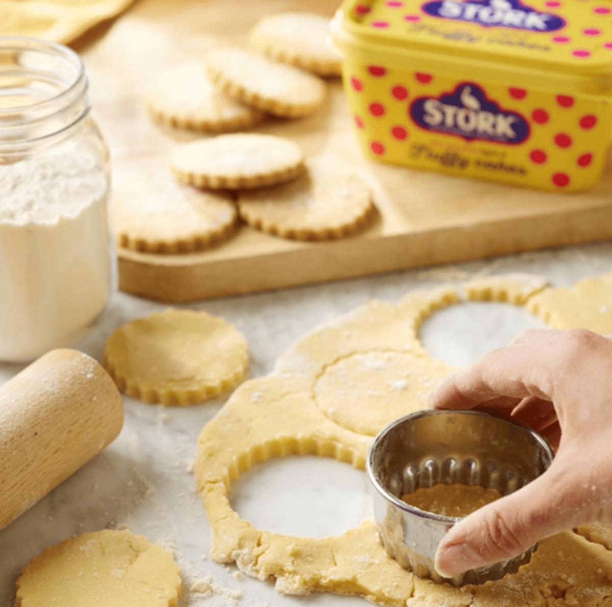 recipe image Stork simple shortbread